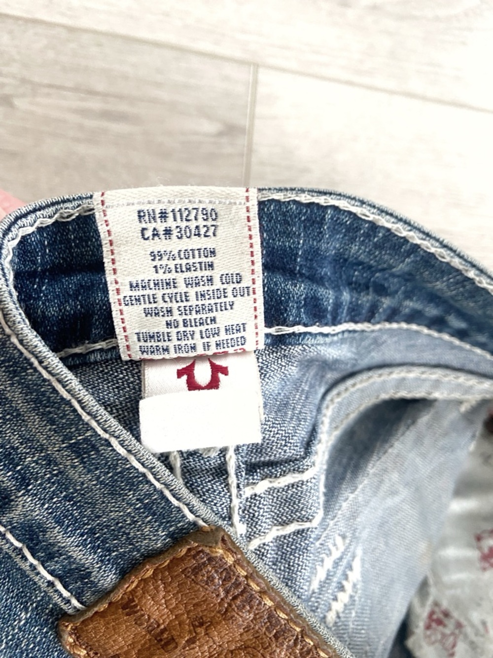 True Religion | Women’s low rise Blue Flared Jeans - Picture 6 of 10